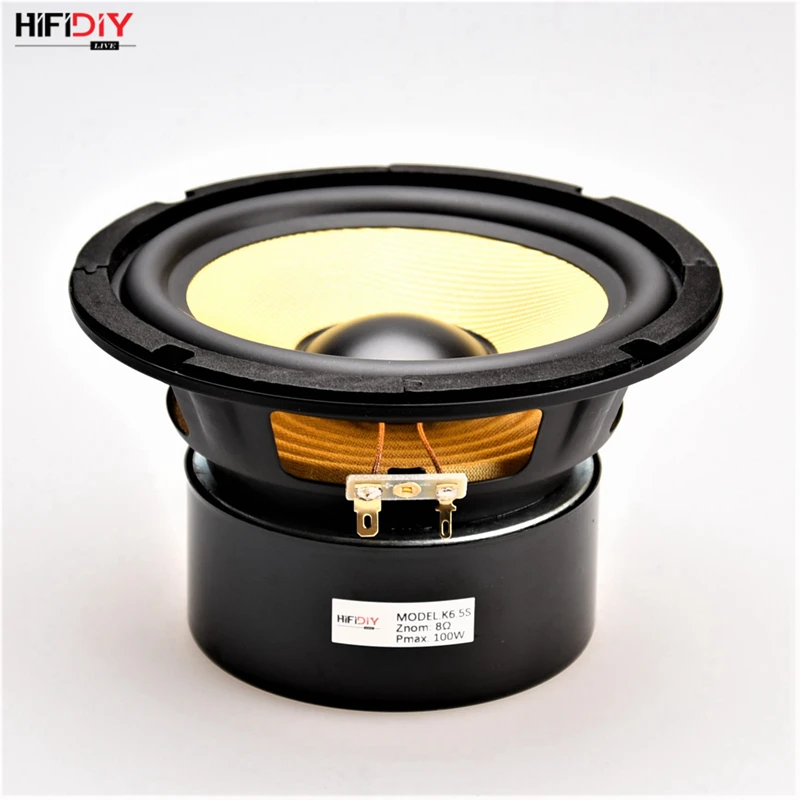 HIFIDIY LIVE HIFI колонки 6 5 дюймов &quotMidbass НЧ динамик узел для самостоятельной сборки 8 Ом