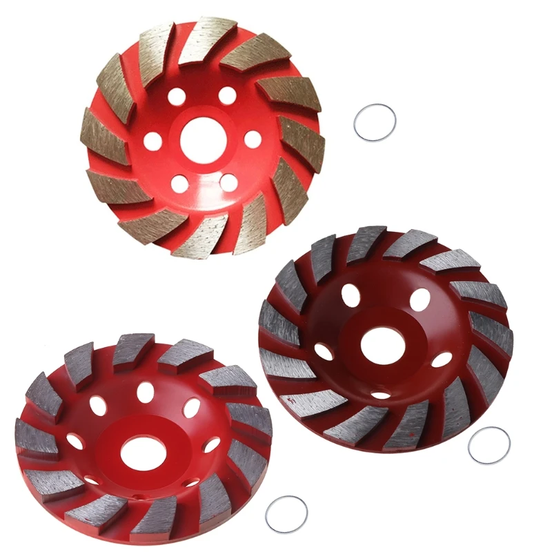 

125mm Diamond Grind Cup Segment Grinding Wheel Disc Marble Concrete Granite Stone for Angle Grinder Accessories
