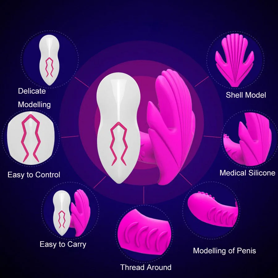 Беспроводной пульт дистанционного управления 20 скоростей вибрирующие брюки