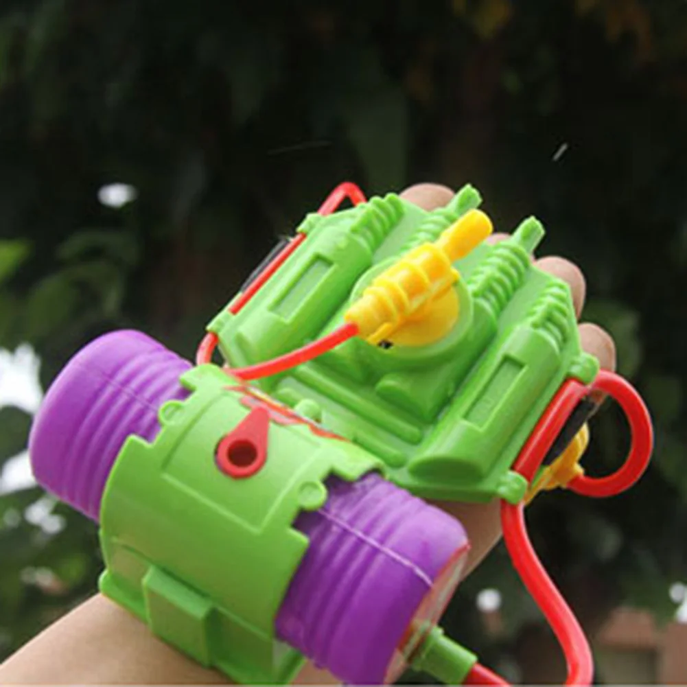 

Kids Plastic Wrist Sprinkling Water Gun Toy Swimming Pool Beach Outdoor Shootered