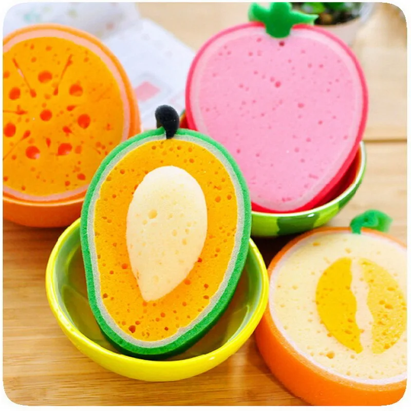 

Double Sides Cleaning Sponge Pan Pot Dish Clean Sponges Household Cleaning Tools Dishwashing Brushes Bathroom Kitchen Cleaner
