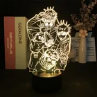 3d-светильник с Bluetooth-управлением для яркой базы, настольный проектор японского аниме для японского манги, джутсу, кайзен, годзо, Сатору