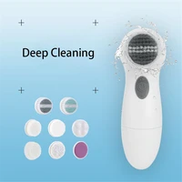 electric facial cleansing brush silicone face brush vibration face massage brush deep cleaning skin care beauty blackhead remove