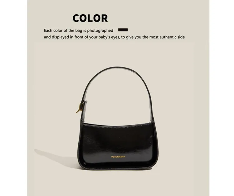 Maxdutti New Bag Women's Messenger Bag Armpit Bag Single Shoulder Bag Fashion  Bag Versatile French Minority Senior Women's Bag