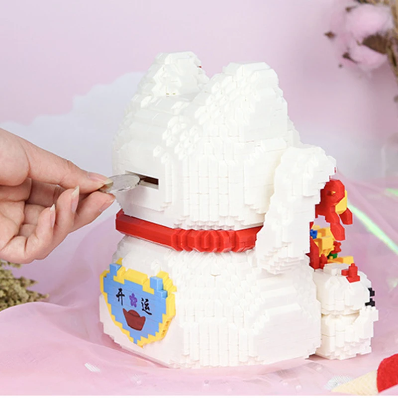 HC 9883 счастливая Фортуна кошка копилка коробка для денег животное модель