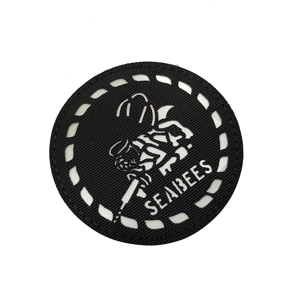 Военная инфракрасная нашивка морского флота США Seabees Тактическая SEABEE отражающая