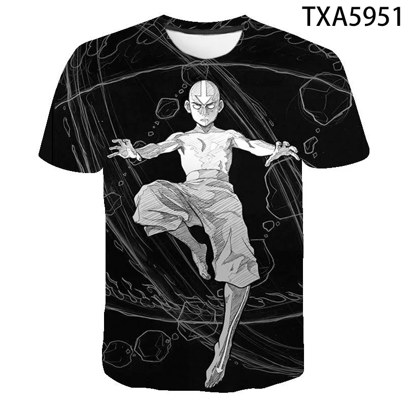 

Avatar the Last Airbender Pattern Fashion T-shirt Casual Boy Girl Kids 3D Printed Men Women Children Cool Tops Summer 2022 New