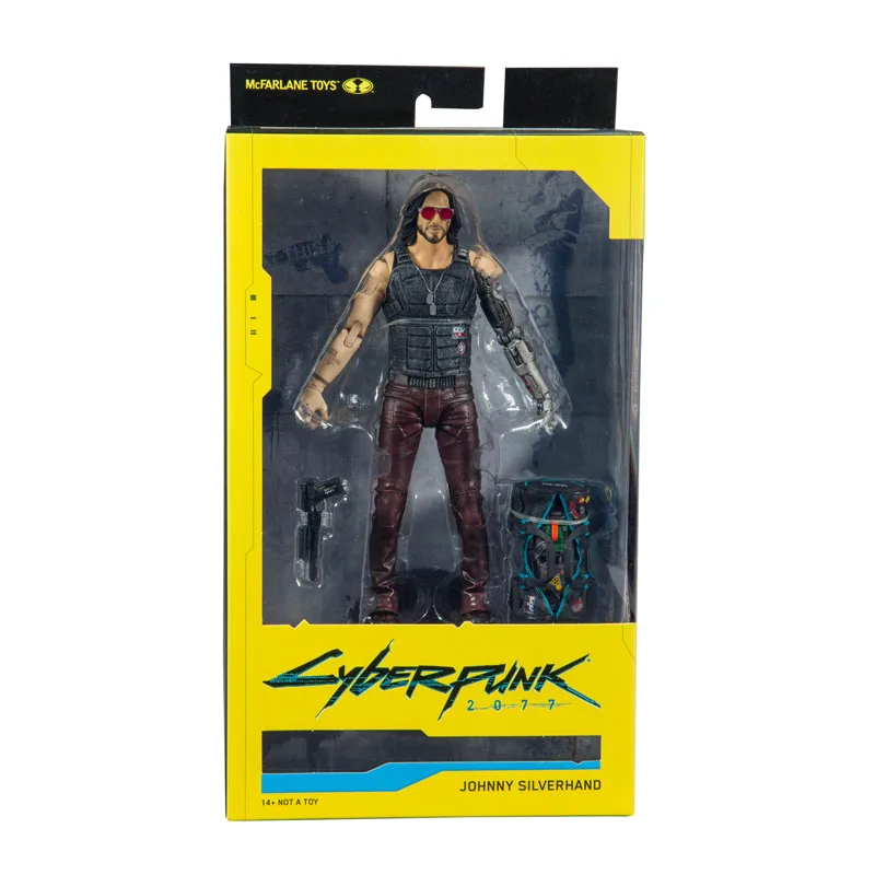 Bandai Cyberpunks 2077 игровые фигурки Джонни Экшн модели кукол с изображением персонажей