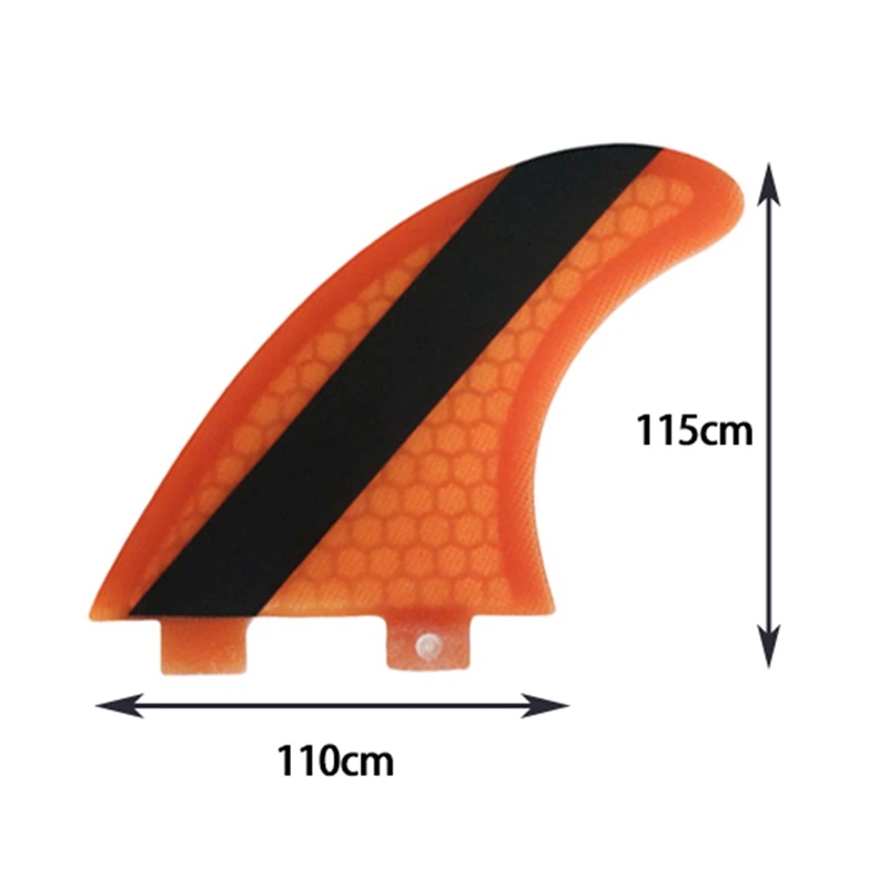 

FCS G5 Fibreglass Honeycomb Fins Board Fin Tri Set Glass Fiber Surfing Fins