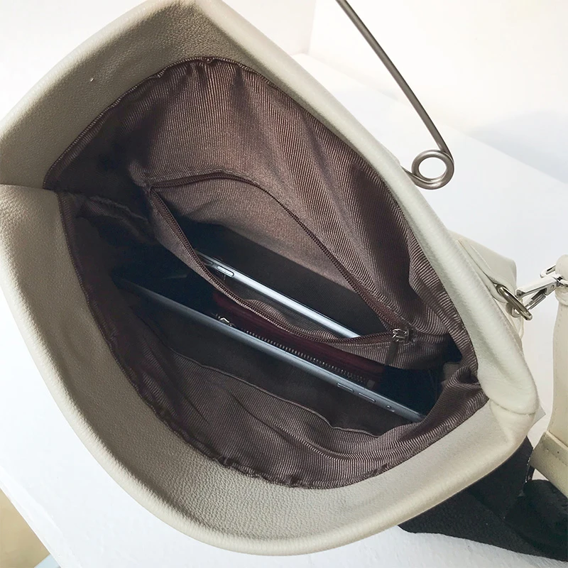 

Белая сумка-мессенджер для женщин, в иностранном стиле, Сказочная ретро-сумка из коровьей кожи в стиле Феи французских меньшинств, Корейска...