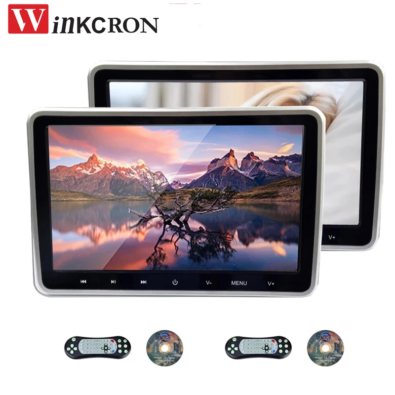 Монитор TFT для подголовника автомобиля 10 1 дюйма 1024x600 HDMI IR AV FM USB|Мониторы авто| |