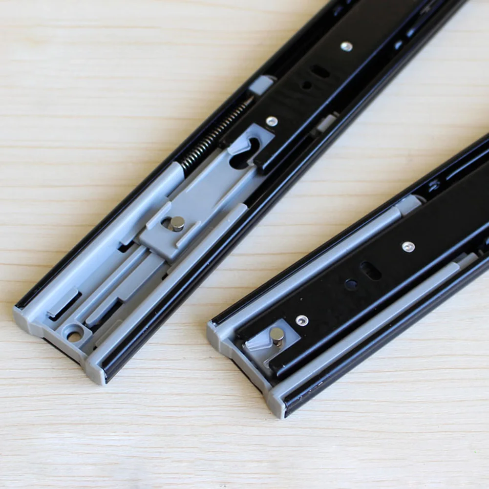 2 шт. шариковый подшипник боковое Крепление выдвижной ящик бесшумное мягкое