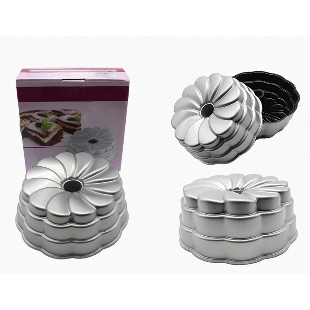 Модная Алюминиевая антипригарная форма сделай сам для торта формы выпечки