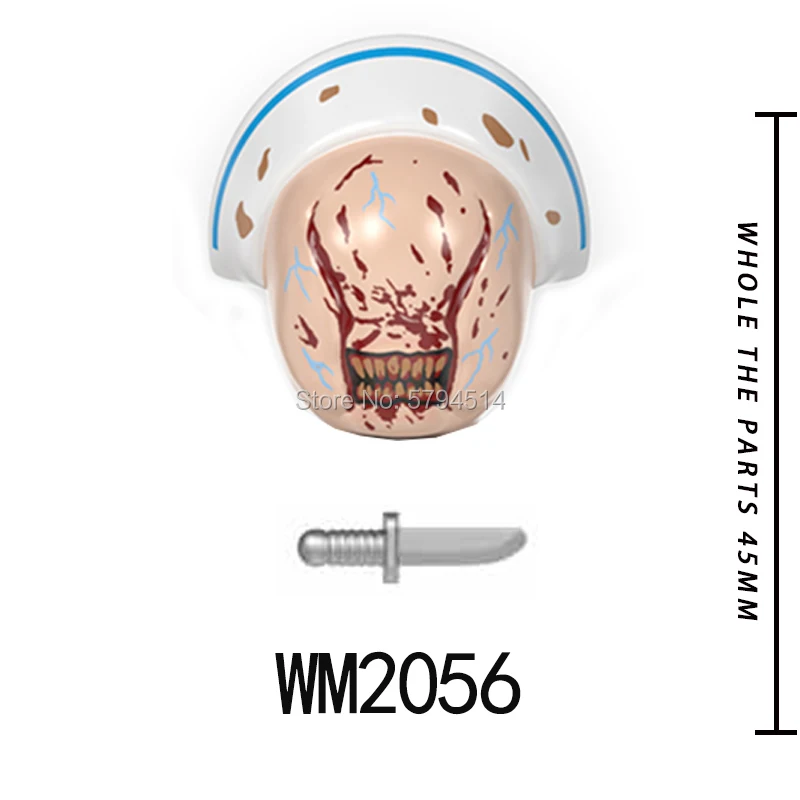 Одиночная продажа Хэллоуин серия ужасов клоун строительные блоки экшн фигурки