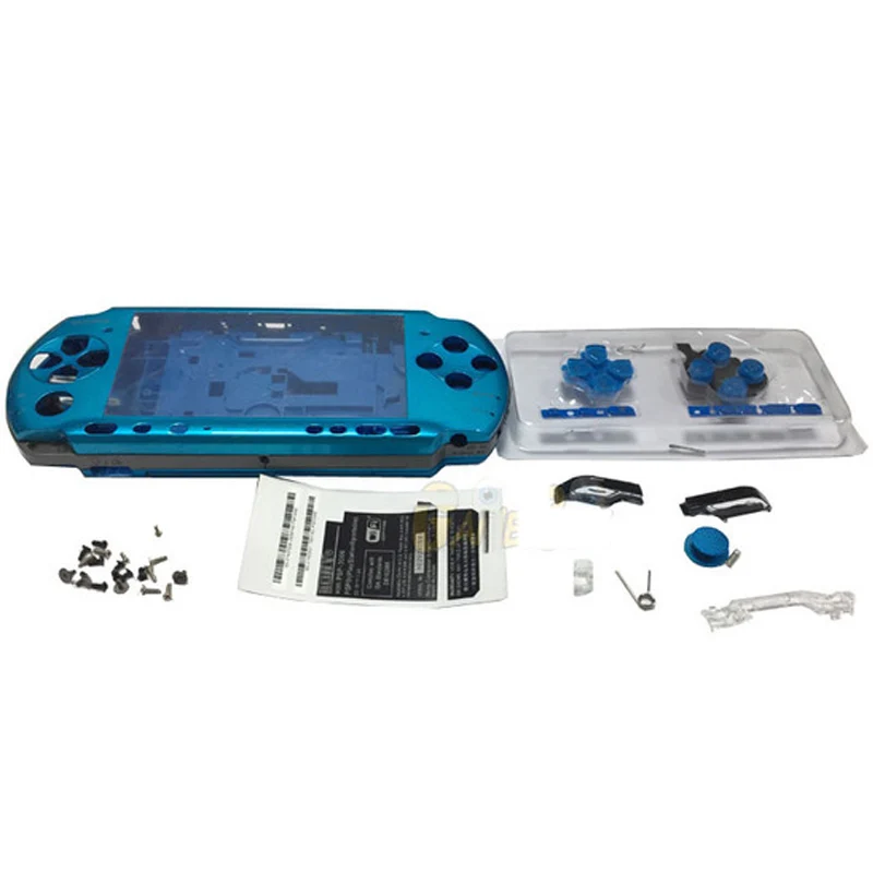 Чехол для игровой консоли PSP3000 PSP 3000 Сменный с полным корпусом чехол кнопками Sony 14