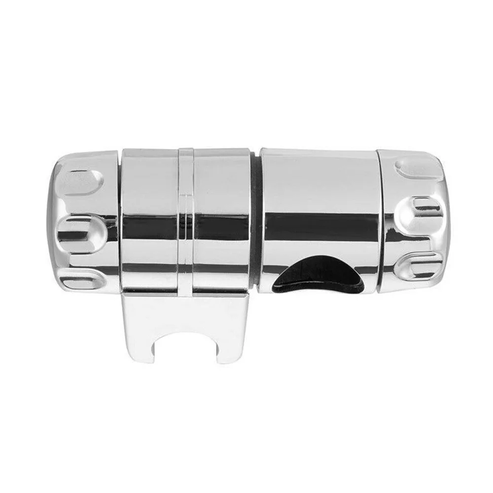 

360Adjustable Shower Head Holder Bathroom Shower 25mm Rail Slider Bracket Clamp