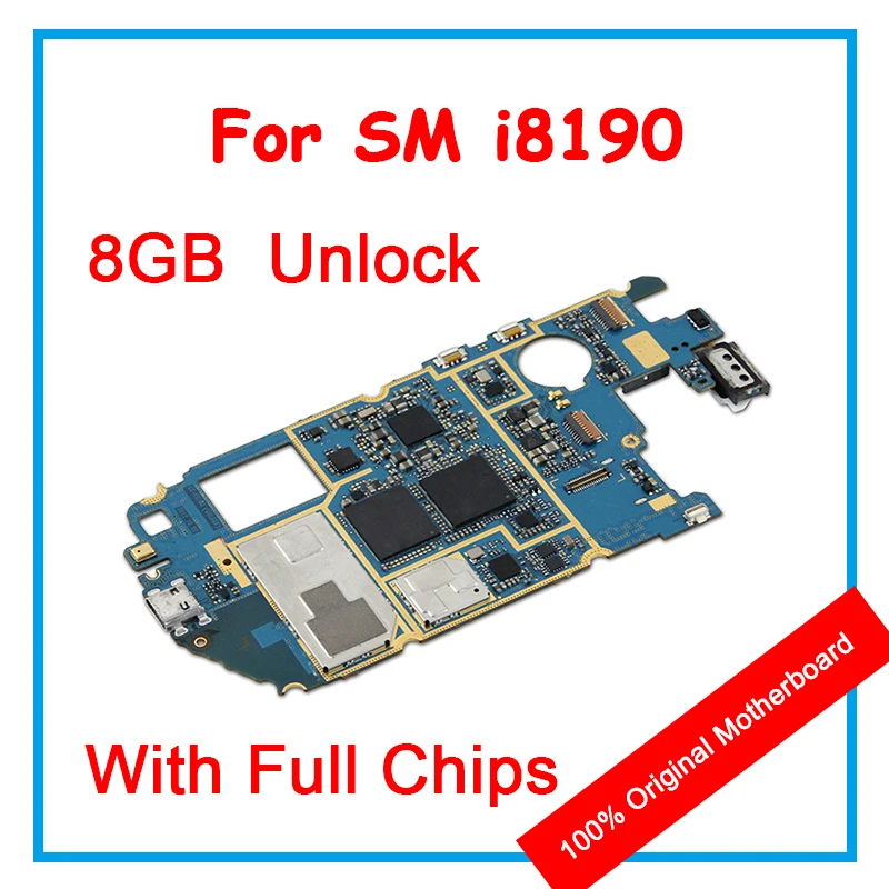 Оригинальная материнская плата для Samsung S3 Mini I8190 / I8190T I8190N 100% с чипами логическая