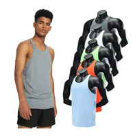 men sport vests 2021 new summer tank top quick dry muscle bodybuilding sleeveless shirt casual running singlet vest