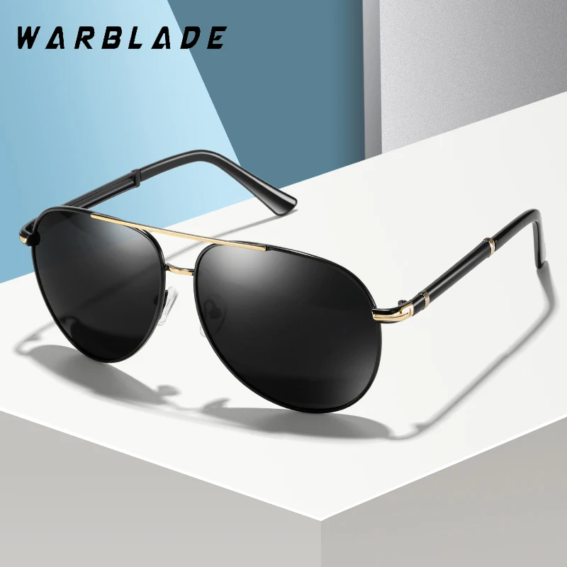 

WarBLade Polarized Sunglasses Men Alloy Frame Classic Driver Coating Women Pilot Sun Glasses Women UV400 Gafas Oculos De Sol