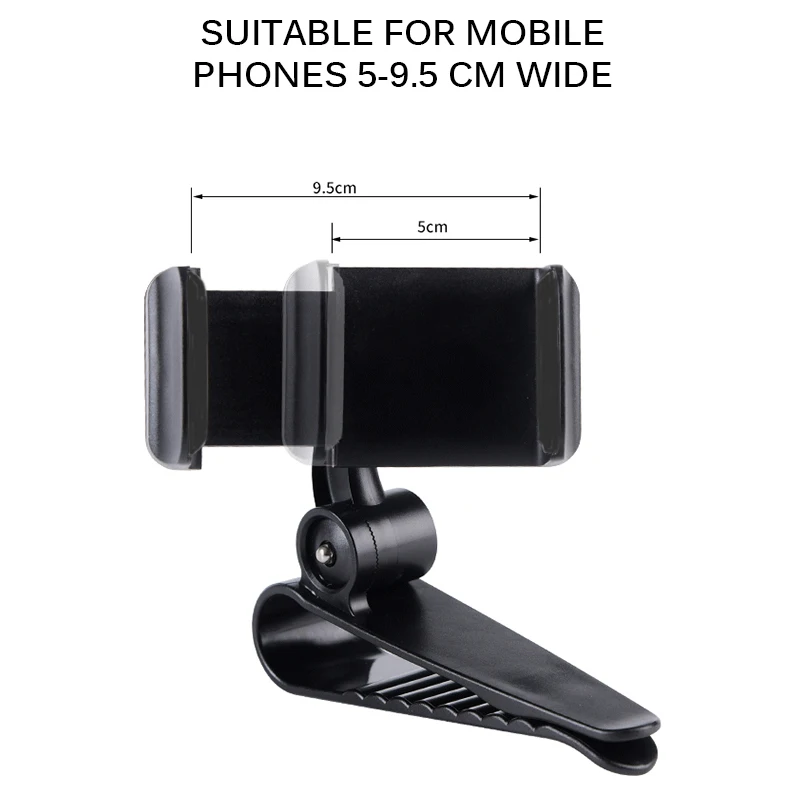 TIOODRE Adjustable Safe Sun Visor Car Phone Holder Install On Mirror Handle Navigation Clip For Mobile New | Автомобили и