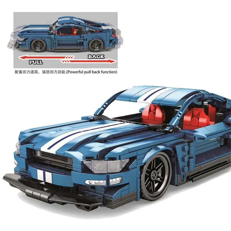 Блоки SEMBO супер гоночный автомобиль строительные блоки знаменитая модель