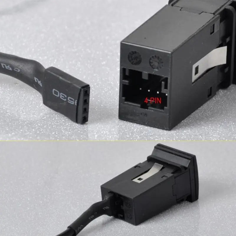 Автомобильный USB AUX аудио переключатель кабель для VW1 Golf GT I R MK6 MK5 Jetta RCD310 RCD510|Кабели