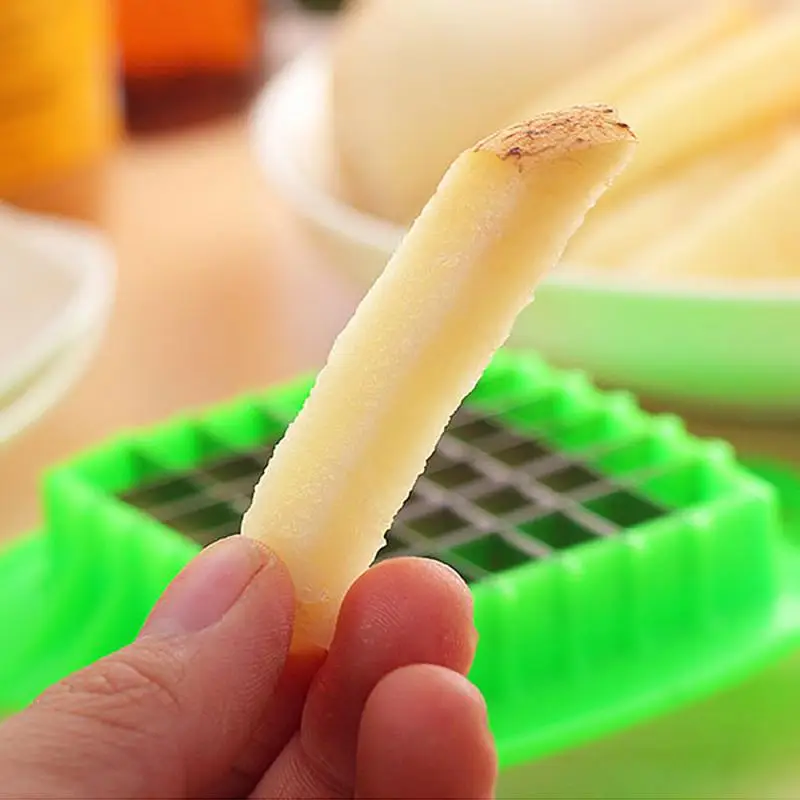 

Stainless Steel Vegetable Potato Slicer Cutter Chopper Chips Making Tool Potato Cutting Fries Tool Kitchen Accessories