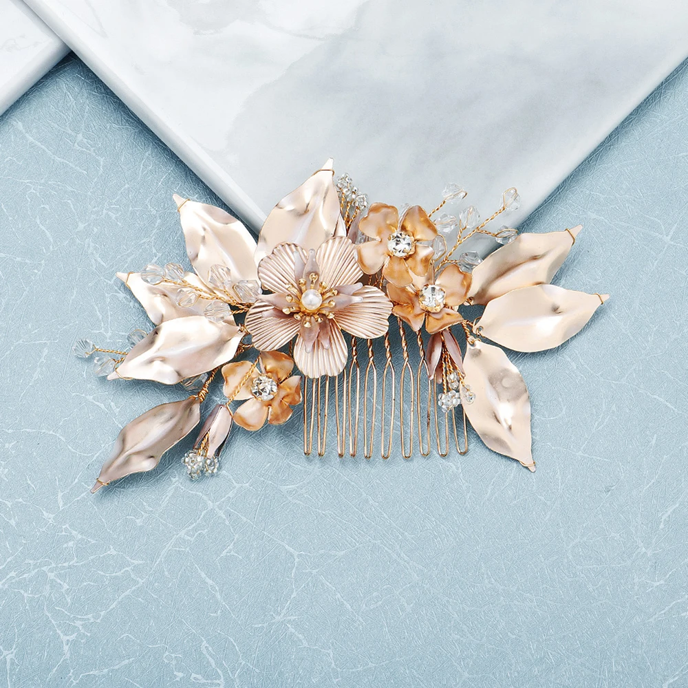 Женские свадебные аксессуары для волос Miallo стразы с жемчужинами заколки