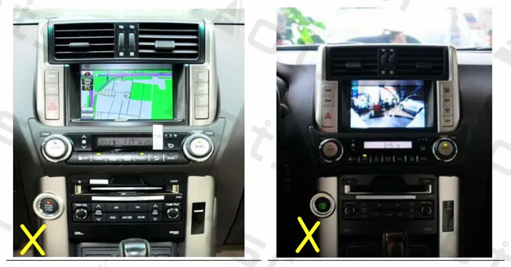 Aotsr 12," Android 8,1 вертикальный экран автомобильный DVD мультимедийный плеер gps навигация для Toyota Land Cruiser Prado 150 2010-2013