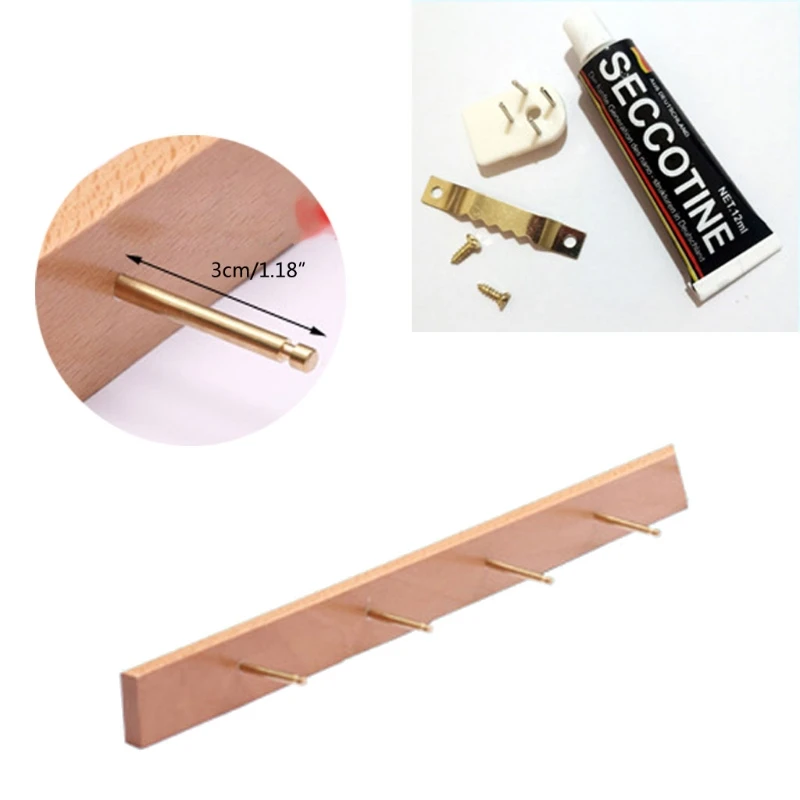 

3 Pack Jewelry Organizer Wall Mounted Wood Hanging Jewelry Organizer Holder Earrings Necklace Bracelet Wood Display Kit