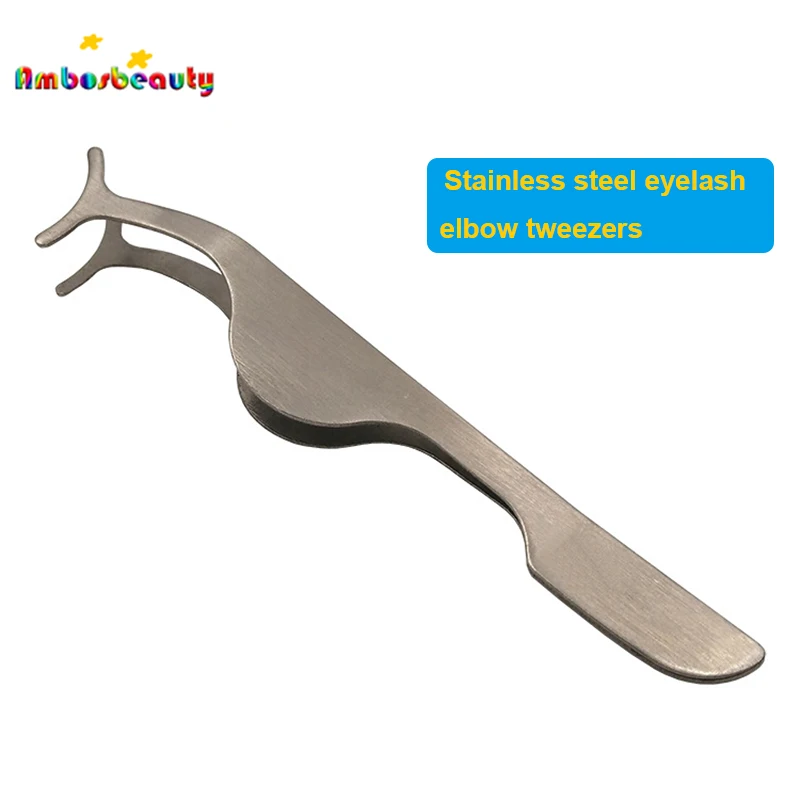 

20pcs/Pack Wholesale Stainless Steel Curved Eyelash Tweezers Bulk for Lash Extension