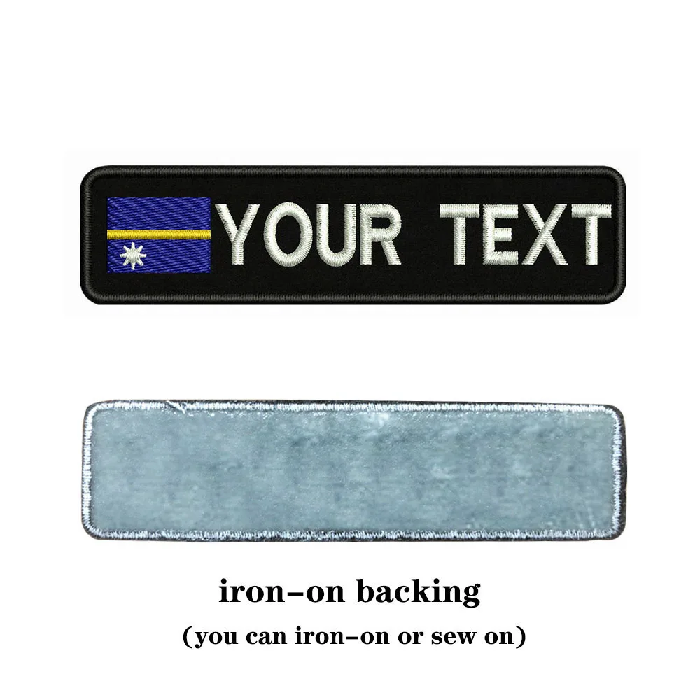 Женский значок с вышивкой 10x2 5 см именем под заказ полосками нашивки помощью