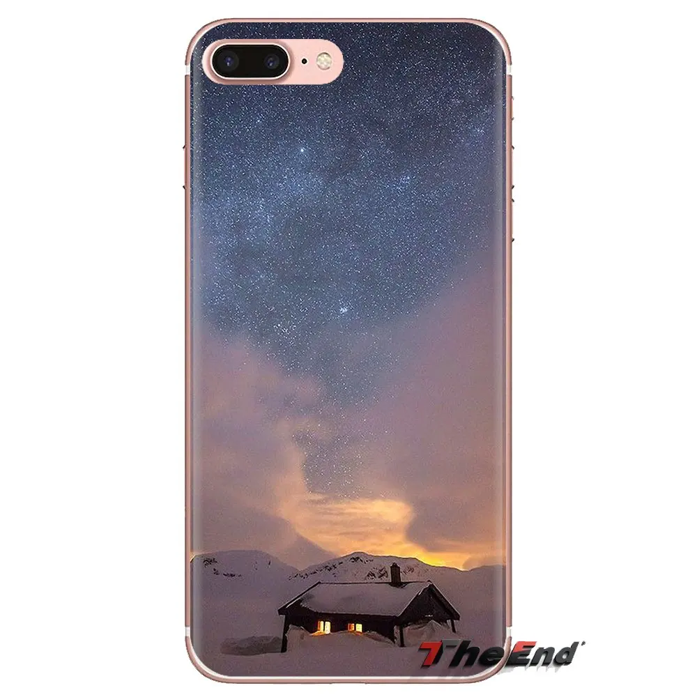 Soft Shell Cases Starry Night Space Sky Pattern For Sony Xperia Z Z1 Z2 Z3 Z5 compact M2 M4 M5 E3 T3 XA Aqua LG G4 G5 G3 G2 Mini |