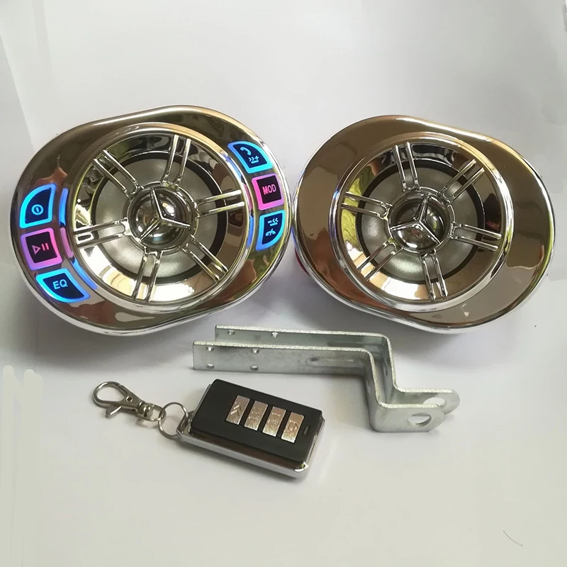 

Motorcycle Stereo Speakers 3.5 Inch Bluetooth MP3 Player Waterproof FM o for Motor Scooter Bike ATV UTV