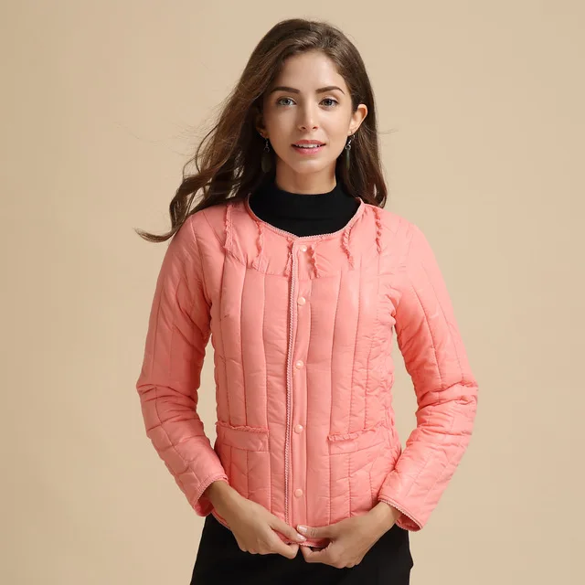 Ultra Light Duck Down Jackets White Autumn Winter Women 2021 S-2XL Buttons Outwears Long Sleeve Slim Short Home Warm Cotton Coat
