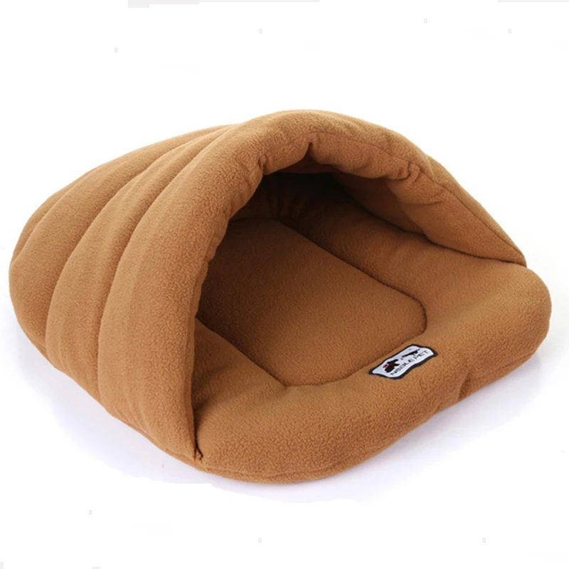 WHPC Warm Small Dog Bed Cave House Slippers Beds Kitten Mat Nest Kennel Sleeping Bag Mats Cushion For Cats Dogs Supplies | Дом и сад