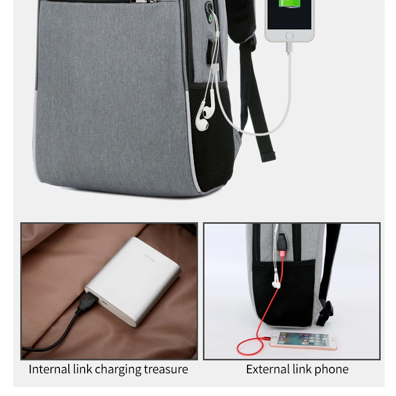 Для мужчин ноутбук Backback Противоугонная школьная сумка с зарядка через usb для 16 дюймов рюкзаку, Водонепроницаемый путешествия рюкзак, мужской рюкзак
