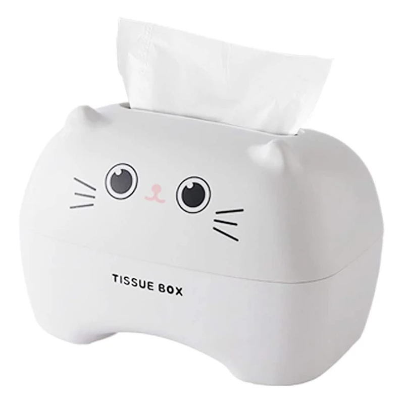 

Facial Tissue Box, Tissue Dispenser Paper Towel Box, Cartoon Tissue Container for Home / Office Decoration