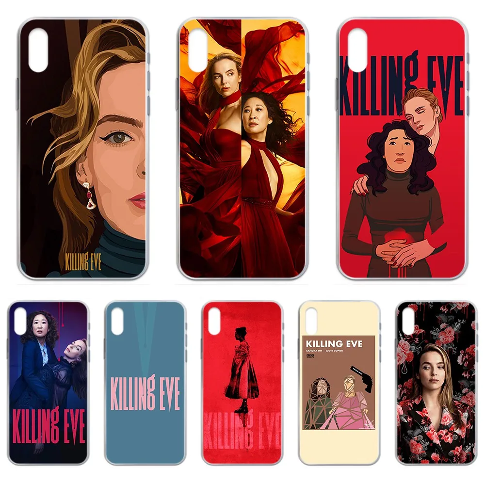 Killing Eve TV series 3D hoesjes Прозрачный чехол для телефона iphone 4 4S 5 5C 5S 6 6S PLUS 7 8 X XR XS 11 PRO SE 2020