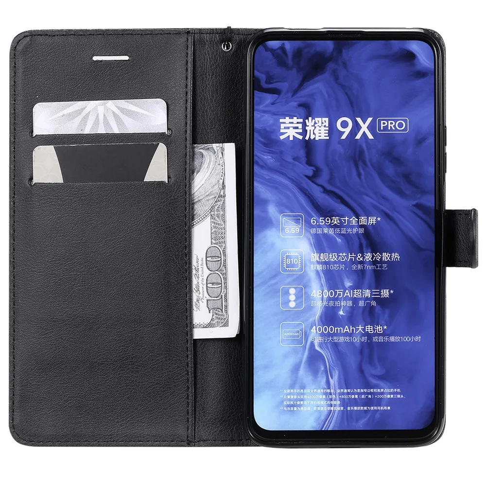 Флип кожаный чехол для Funda huawei Honor 9X Pro Чехол для Coque huawei 6X 7X 8X 9X 8A 8C Чехол-книжка для мобильного телефона
