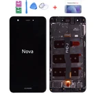 100% Оригинальный ЖК-дисплей для Huawei Nova телефон L12 L13 ЖК-дисплей + дигитайзер сенсорный экран в сборе с рамкой