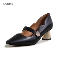 new mary jane shoes simple design womens shoes high heels leather shoes comfortable fashion shoes office shoes heels women