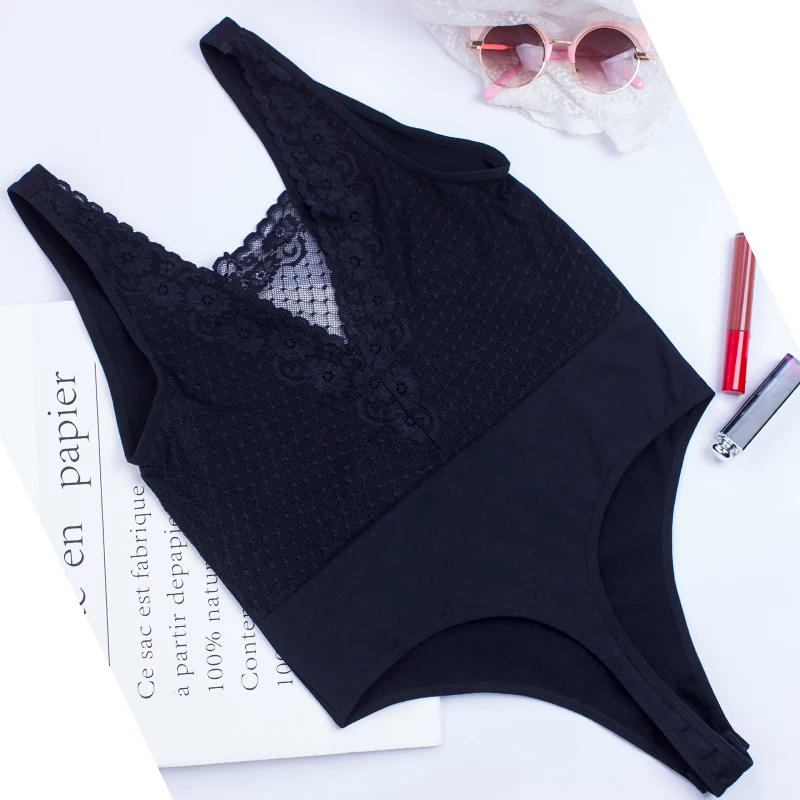 Сексуальное Кружевное Женское боди комбинезон нижнее белье прозрачные стринги