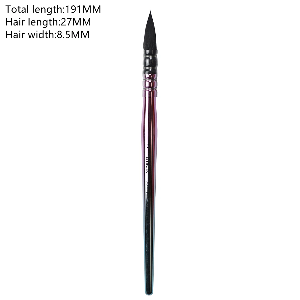 Biaelk Watercolor Art Supplies For Artist Squirrel Hair Mixed Wooden Handle Paint Pen Brushes 1PC |