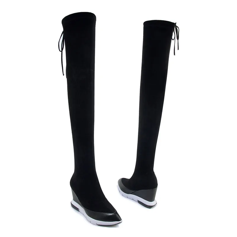 FEDONAS новые женские теплые носки для ночных Обувь вечеринок и клуба зимняя женская