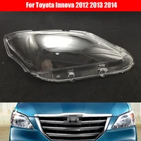 car headlight lens for toyota innova 2012 2013 2014 headlamp cover replacement auto shell cover