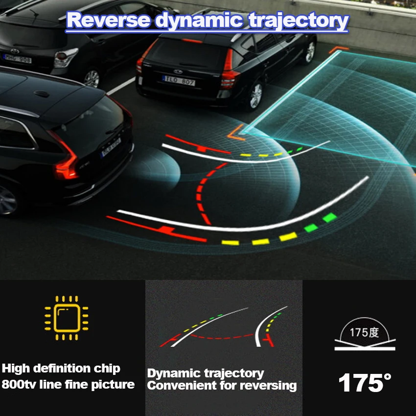 Автомобильная камера starlight заднего вида с ночным видением для Lexus RX270 RX 270 2013-2015 Hd CCD