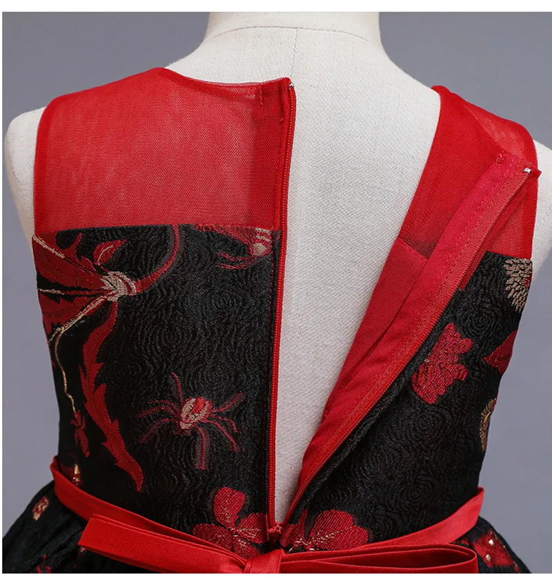 

2019 Winter Elegant Girls Dress Tassels Princess Dress Kids Dresses For Girls Wedding Party Gown Children Clothing 2 3 8 12 Year