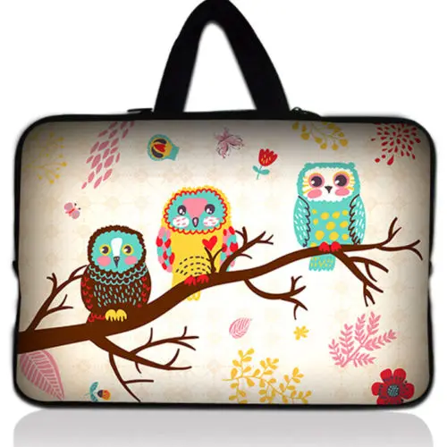 

Night owls Laptop Sleeve With Handle For 14" 15.6" 17" Inch Notebook Bag Shockproof Laptop Bag Waterproof Computer Bag