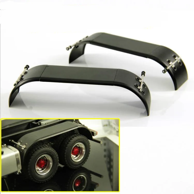 1 Pair 1:14 Container Truck Tow Aluminum Alloy Fender Tire Eyebrow Cover Suitable For RC Tractors Trailer | Игрушки и хобби
